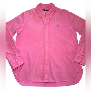 Ralph Lauren Neon Pink Button Up Shirt